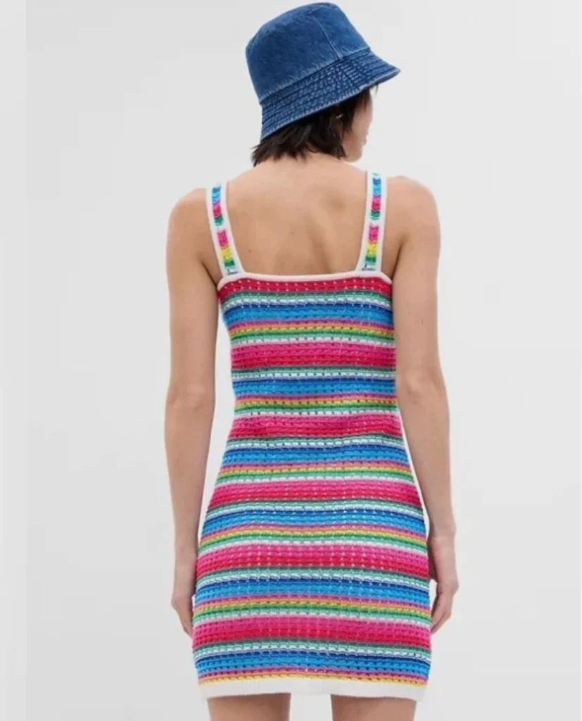 Image for 🌷Multicoloured crochet dress - GAP