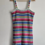 Thumbnail for 🌷Multicoloured crochet dress - GAP