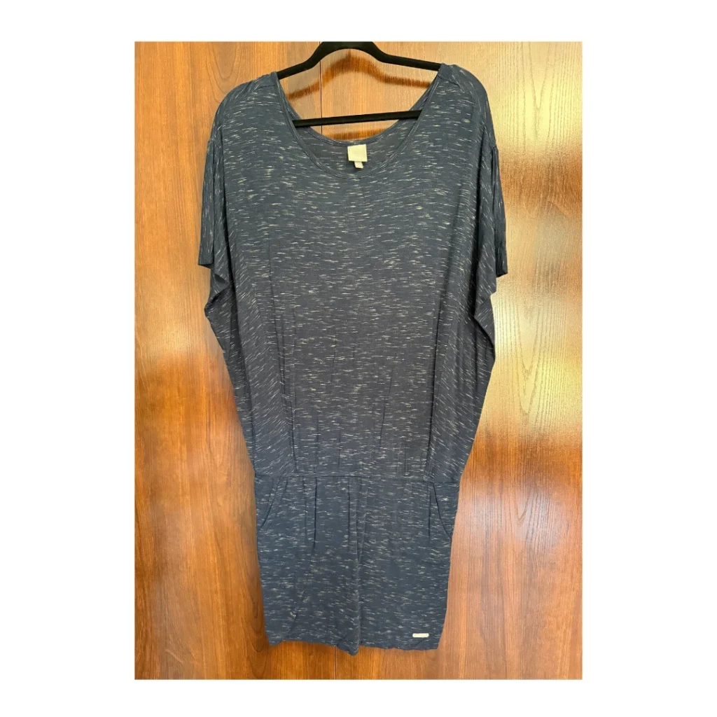 Featured image for Bench blue dress with pockets - comfortable short-sleeved dress size S