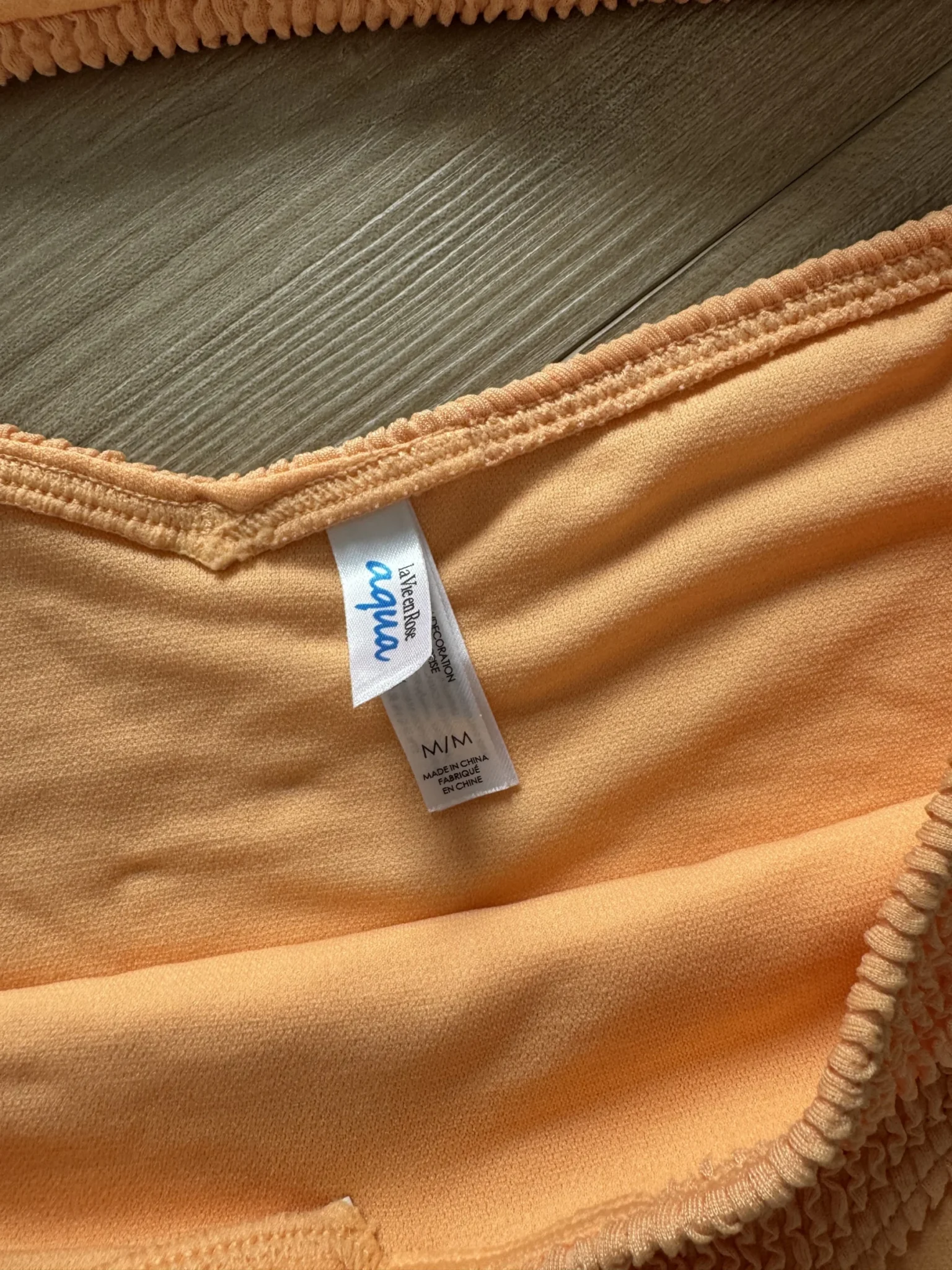Image for Orange swimming costume set