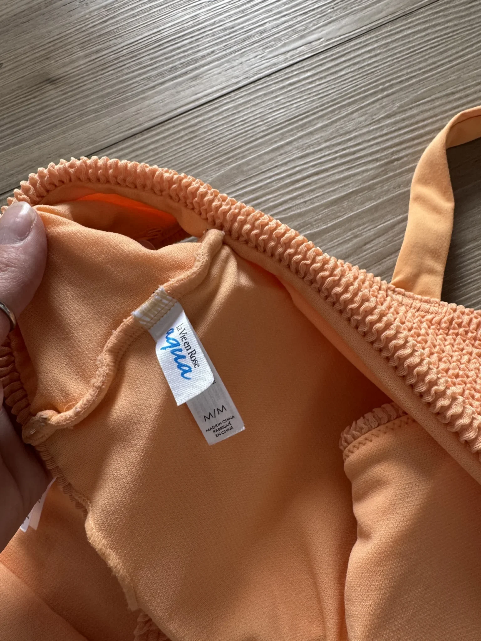 Image for Orange swimming costume set