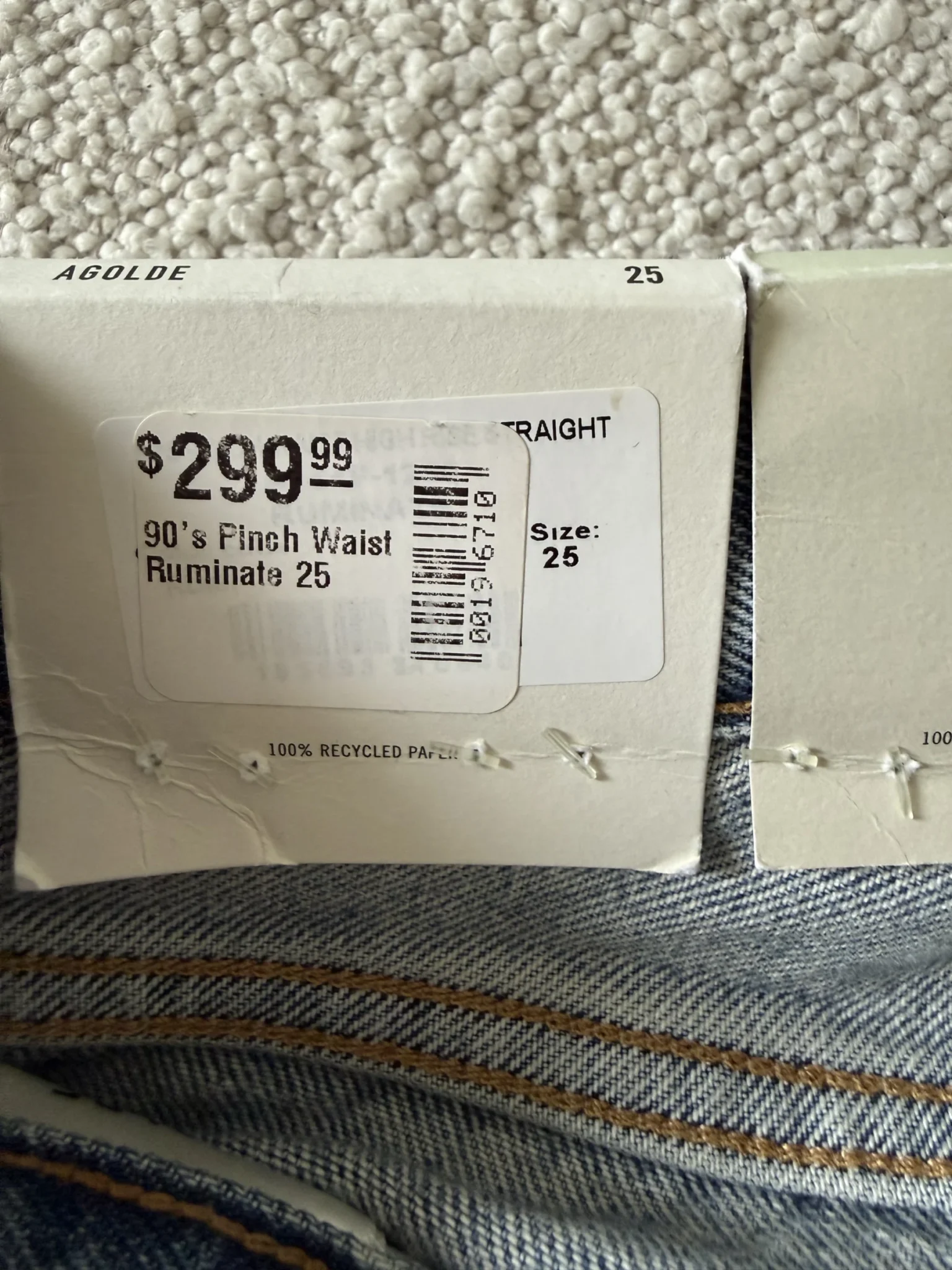 Image for Agolde 90’s Pinch Waist Straight