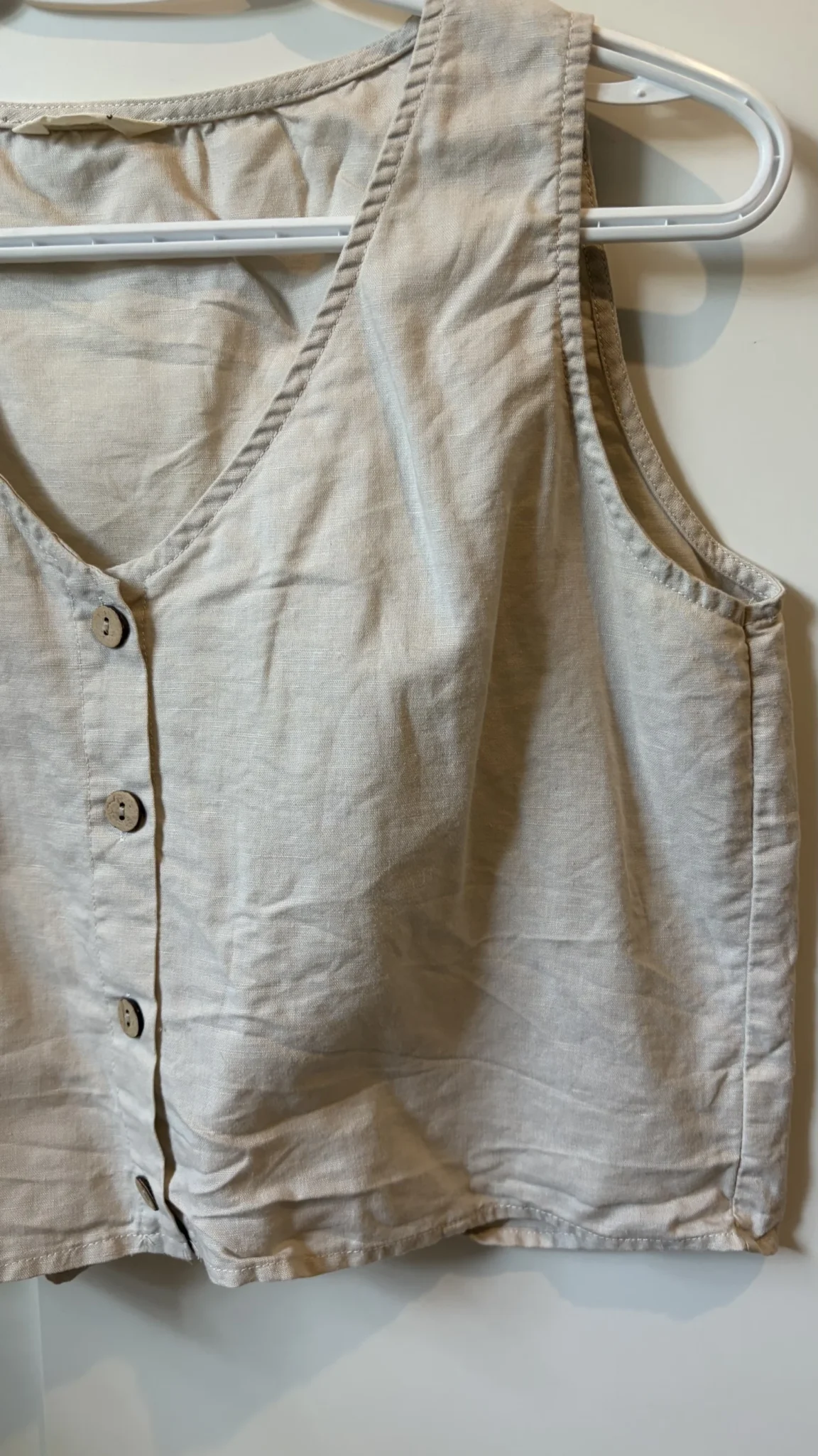 Featured image for Vest en lin sans manche
