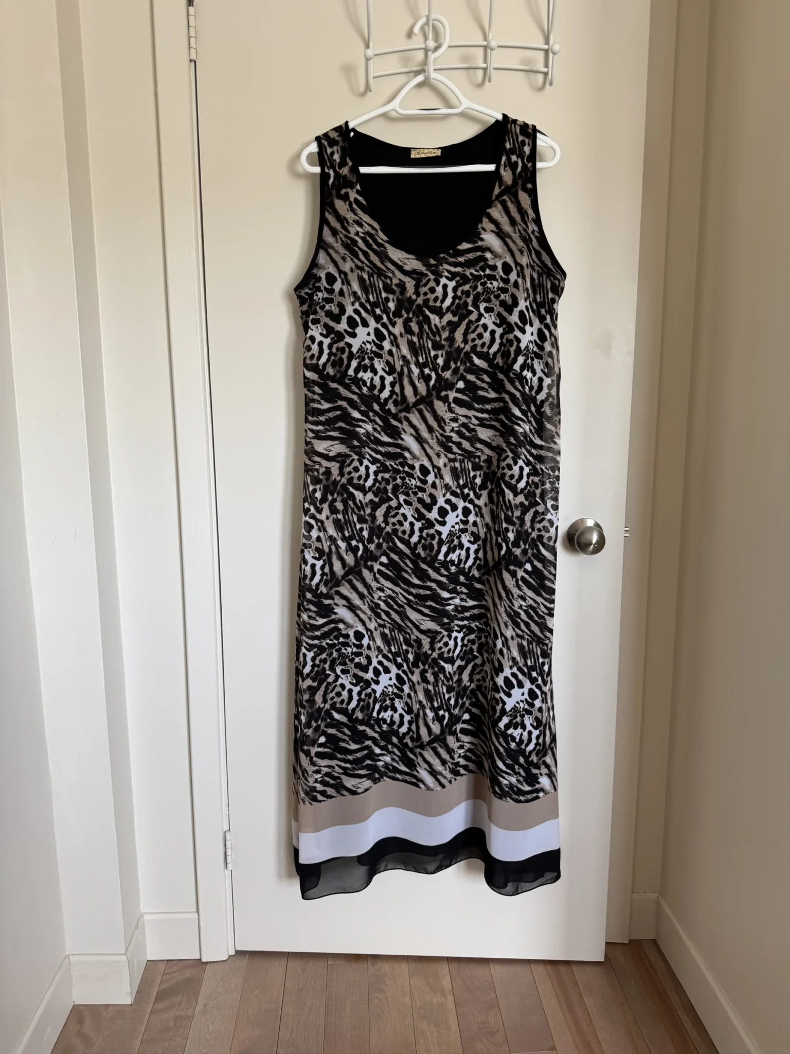 Image for Robe maxi à motifs animal