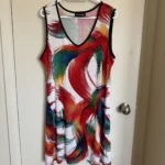 Featured thumbnail for Robe d’été sans manches multicolore