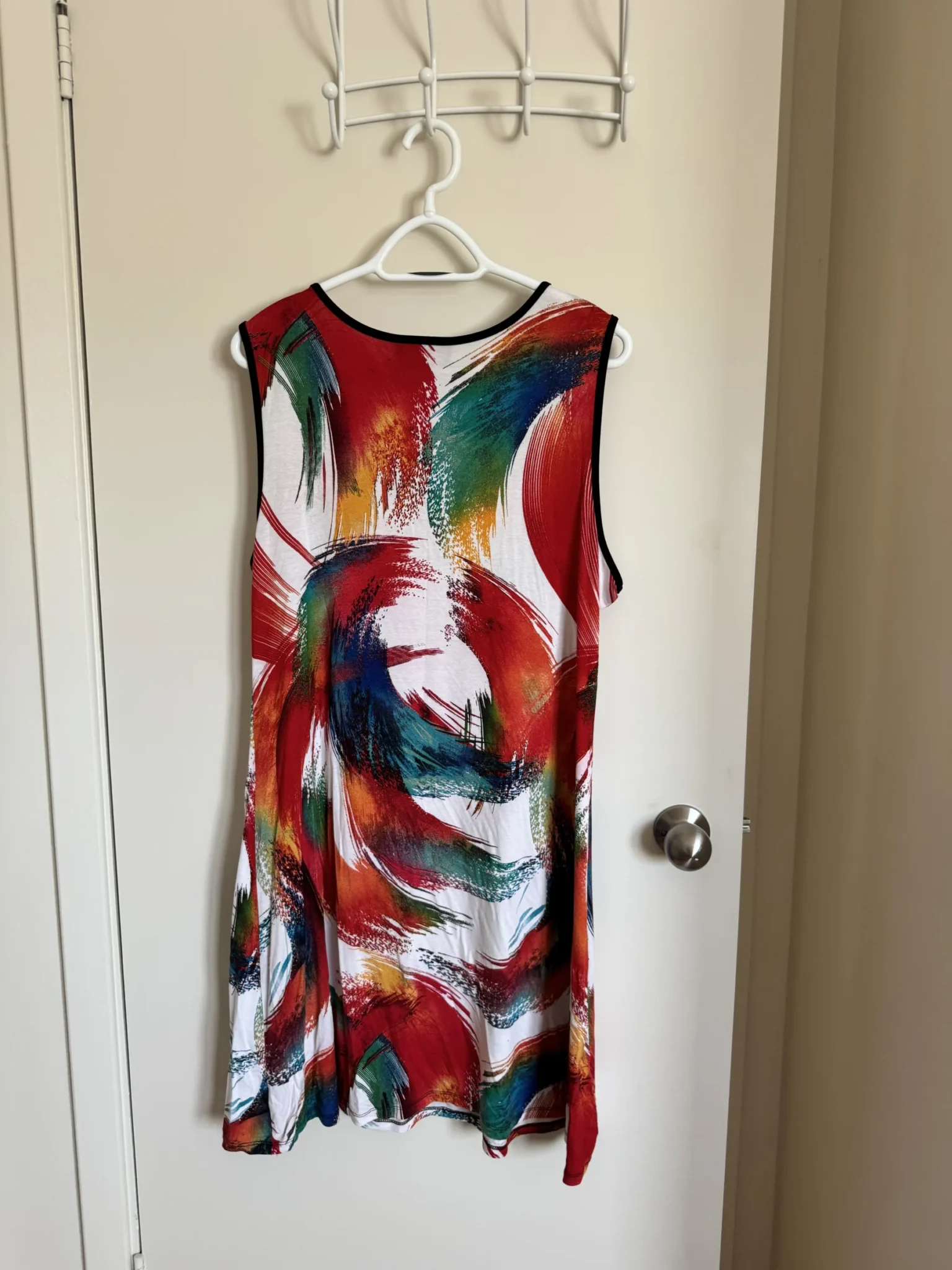 Image for Robe d’été sans manches multicolore