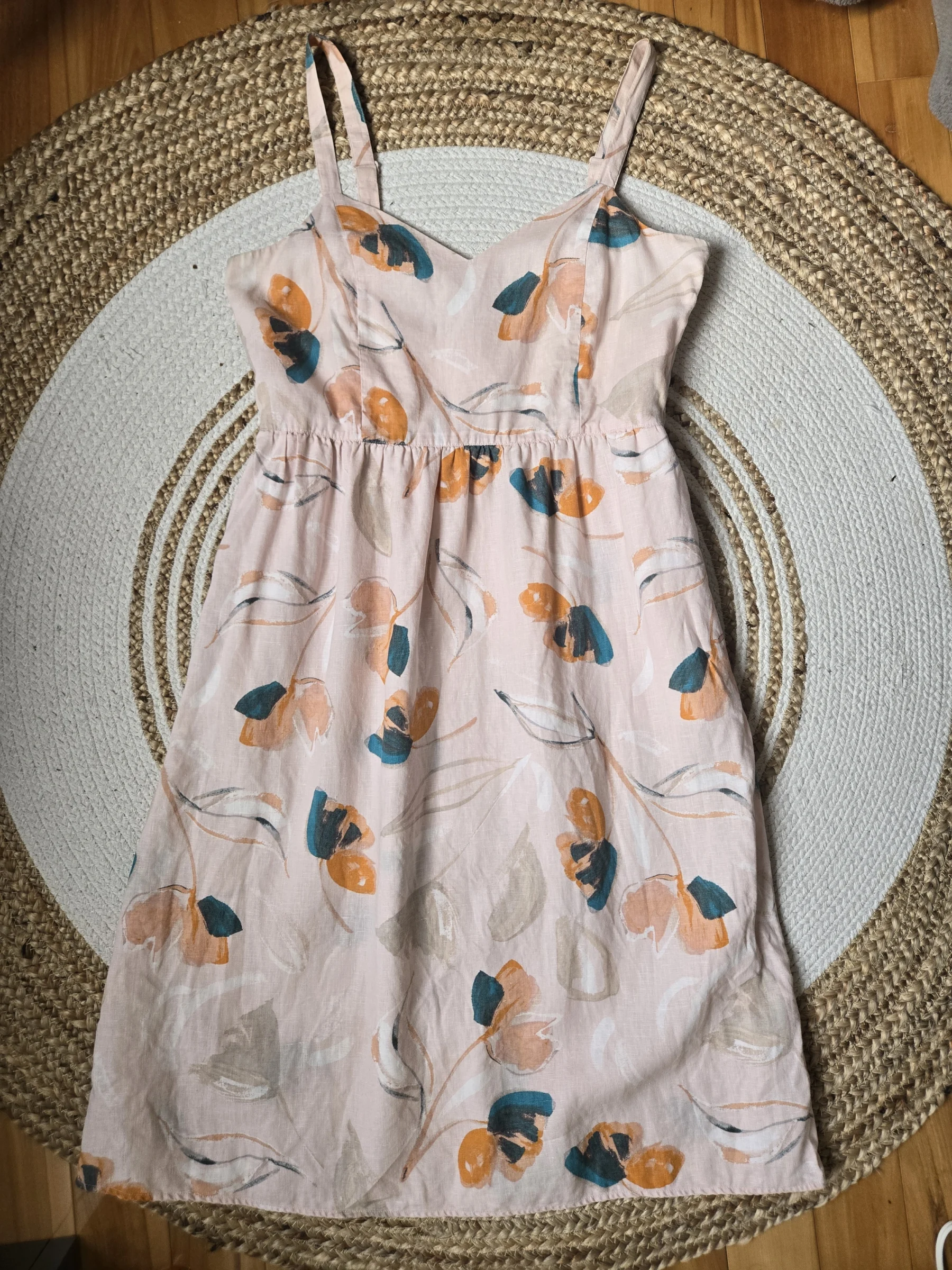Rachel and Zoe ; Robe à bretelles en lin Rachel Zoe seconde main