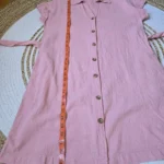 Thumbnail for Robe Chemise courte en mélange de lin