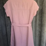 Thumbnail for Robe Chemise courte en mélange de lin