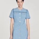 Thumbnail for Sandro New US:4 Textured Dress