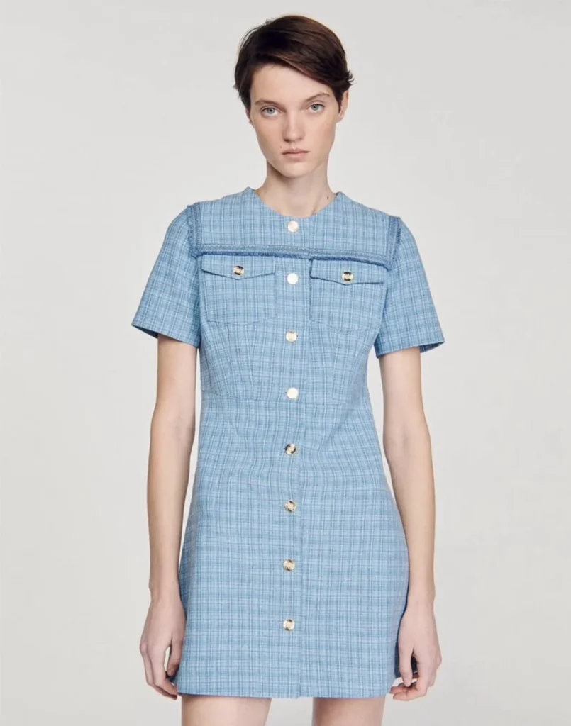 Image for Sandro New US:4 Textured Dress