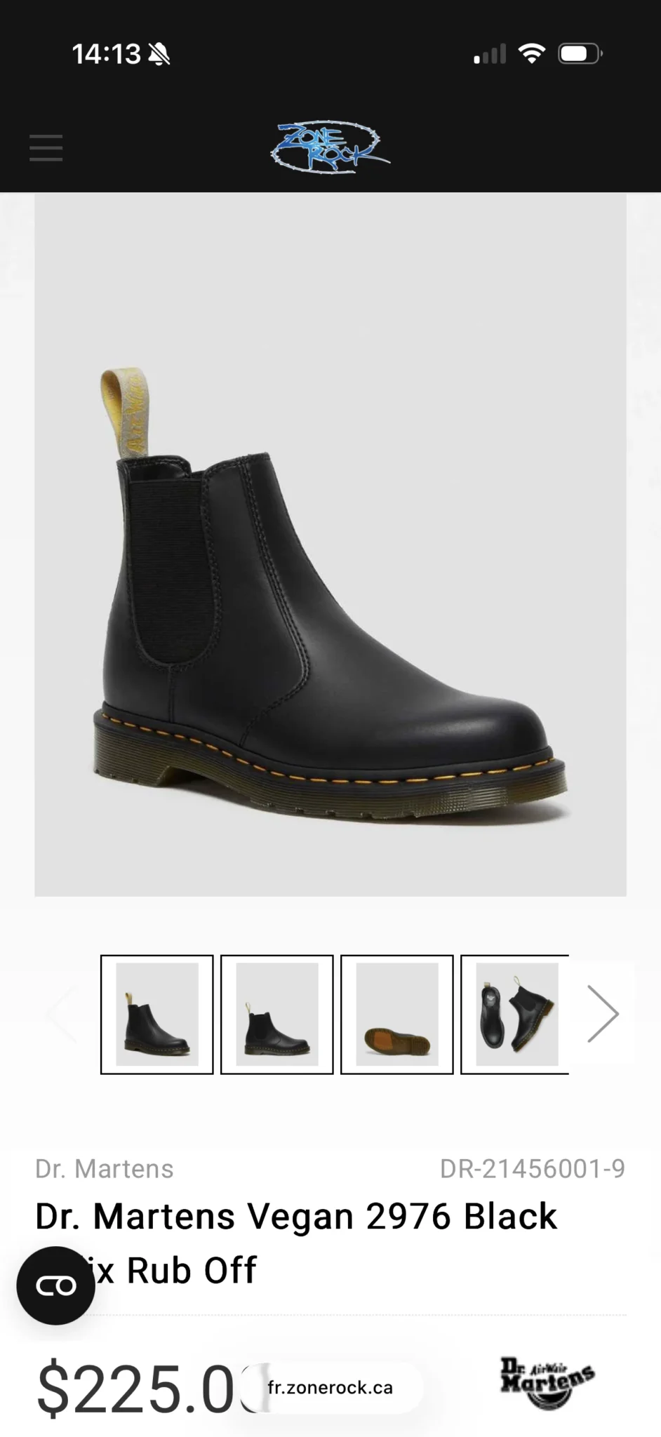 Image for Chelsea Boots Dr Martens Vegan