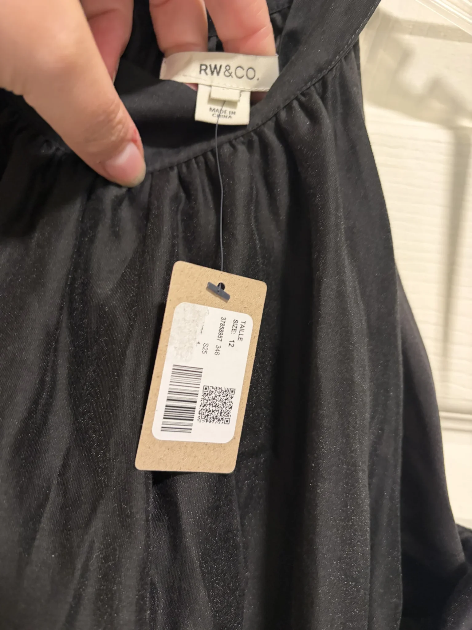 Image for Robe courte noire