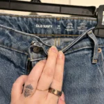 Thumbnail for Jeans jambe droite/large