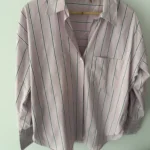 Featured thumbnail for Mango - Chemise à larges rayures