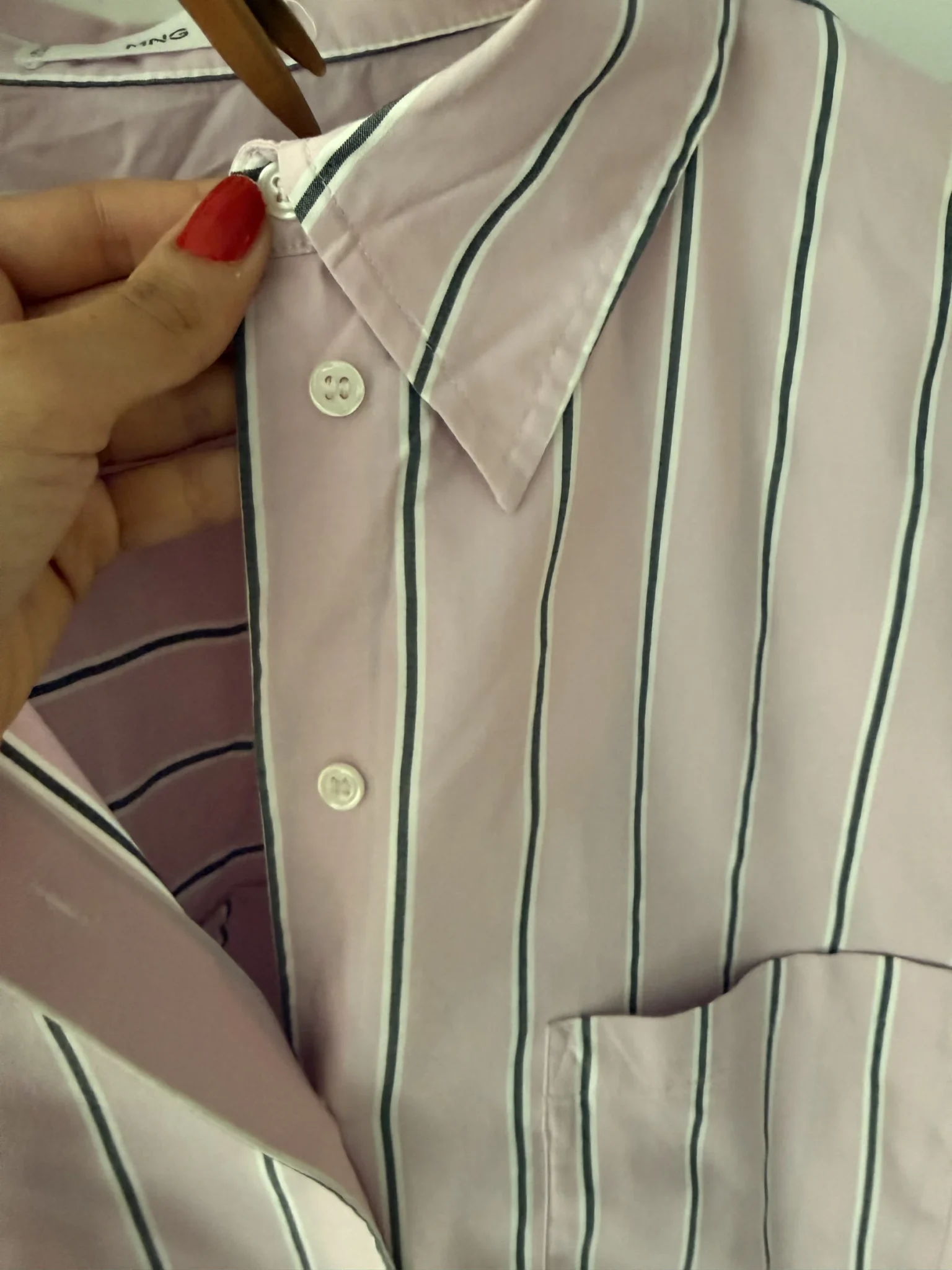Image for Mango - Chemise à larges rayures