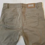 Featured thumbnail for 🌟 Tristan Jeans kaki jambe étroite, taille haute