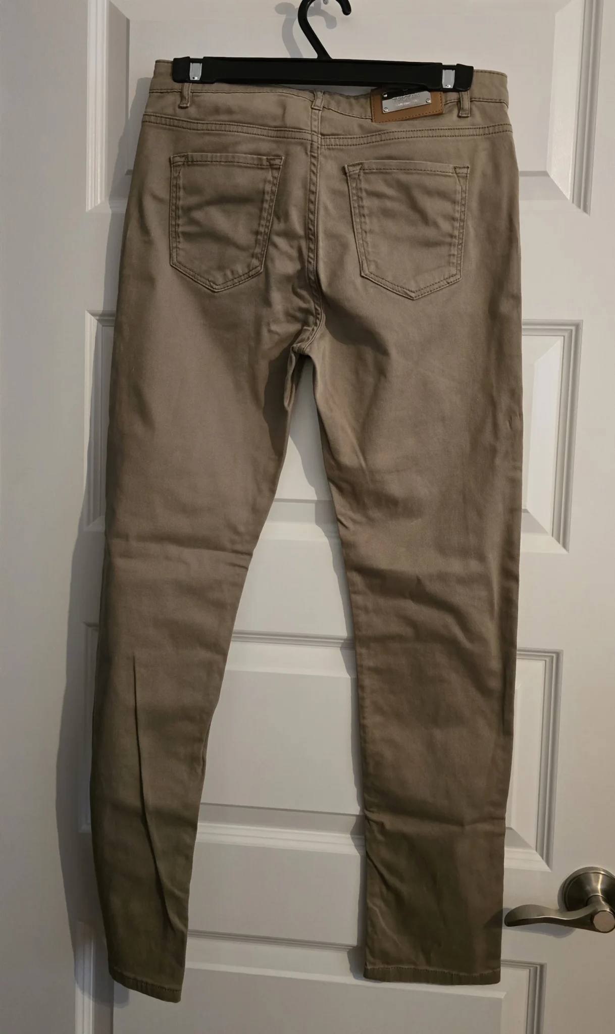 Image for 🌟 Tristan Jeans kaki jambe étroite, taille haute
