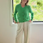 Thumbnail for Twin set en coton bio vert printemps