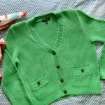 Thumbnail for Twin set en coton bio vert printemps