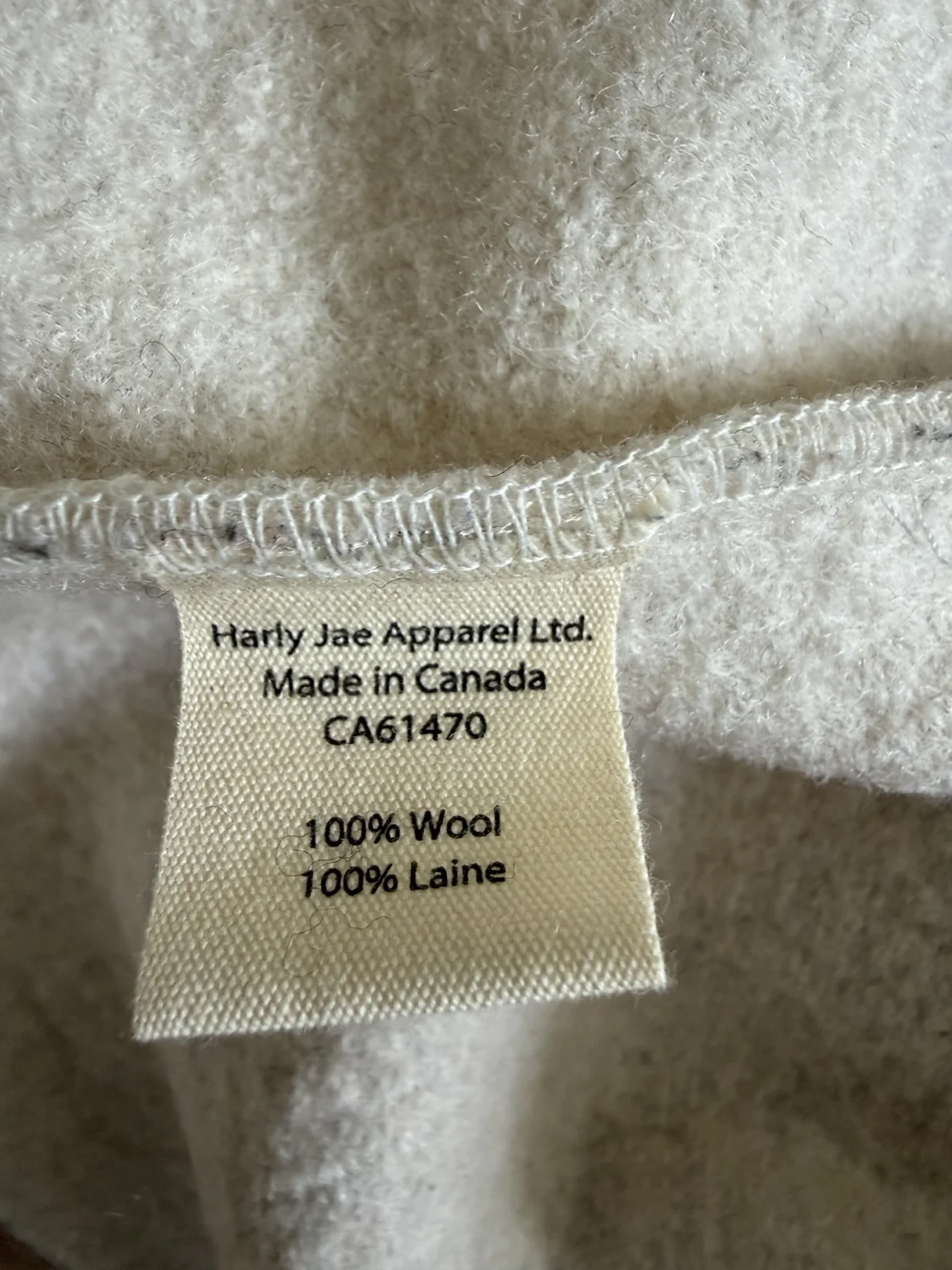 Image for Veste Harly Jae 100% Laine