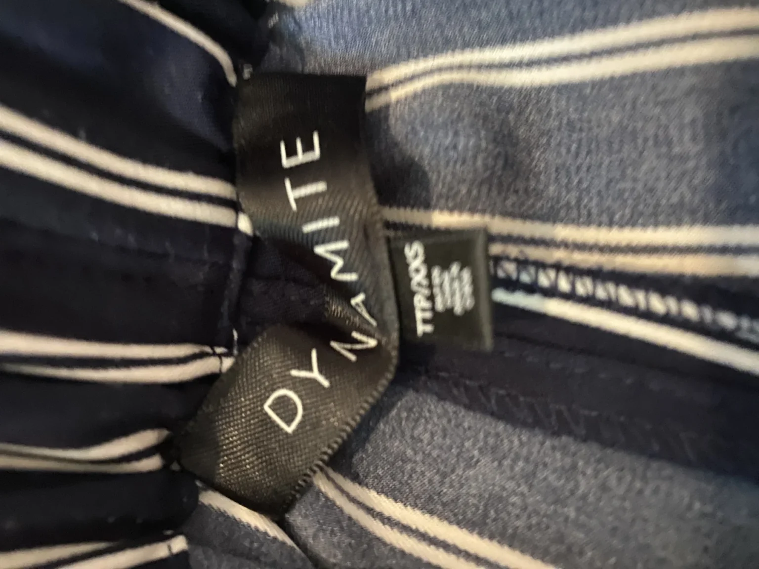 Image for Dynamite striped trousers