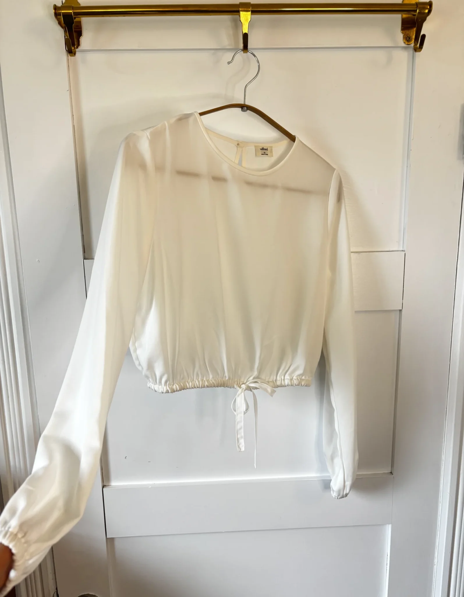 Image for ♥️Blouse white fluid WILFRED