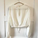 Thumbnail for ♥️Blouse white fluid WILFRED