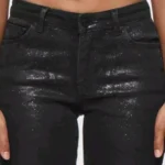 Featured thumbnail for Rebecca Minkoff sparkly trousers black/grey