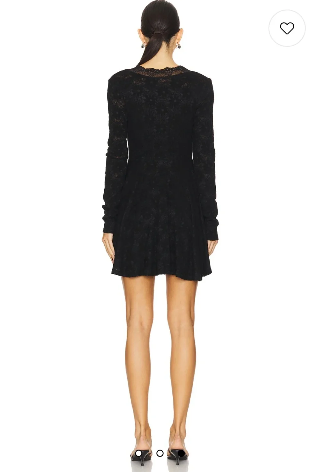 Image for NWT Free people black lace dress