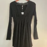 Thumbnail for NWT Free people black lace dress