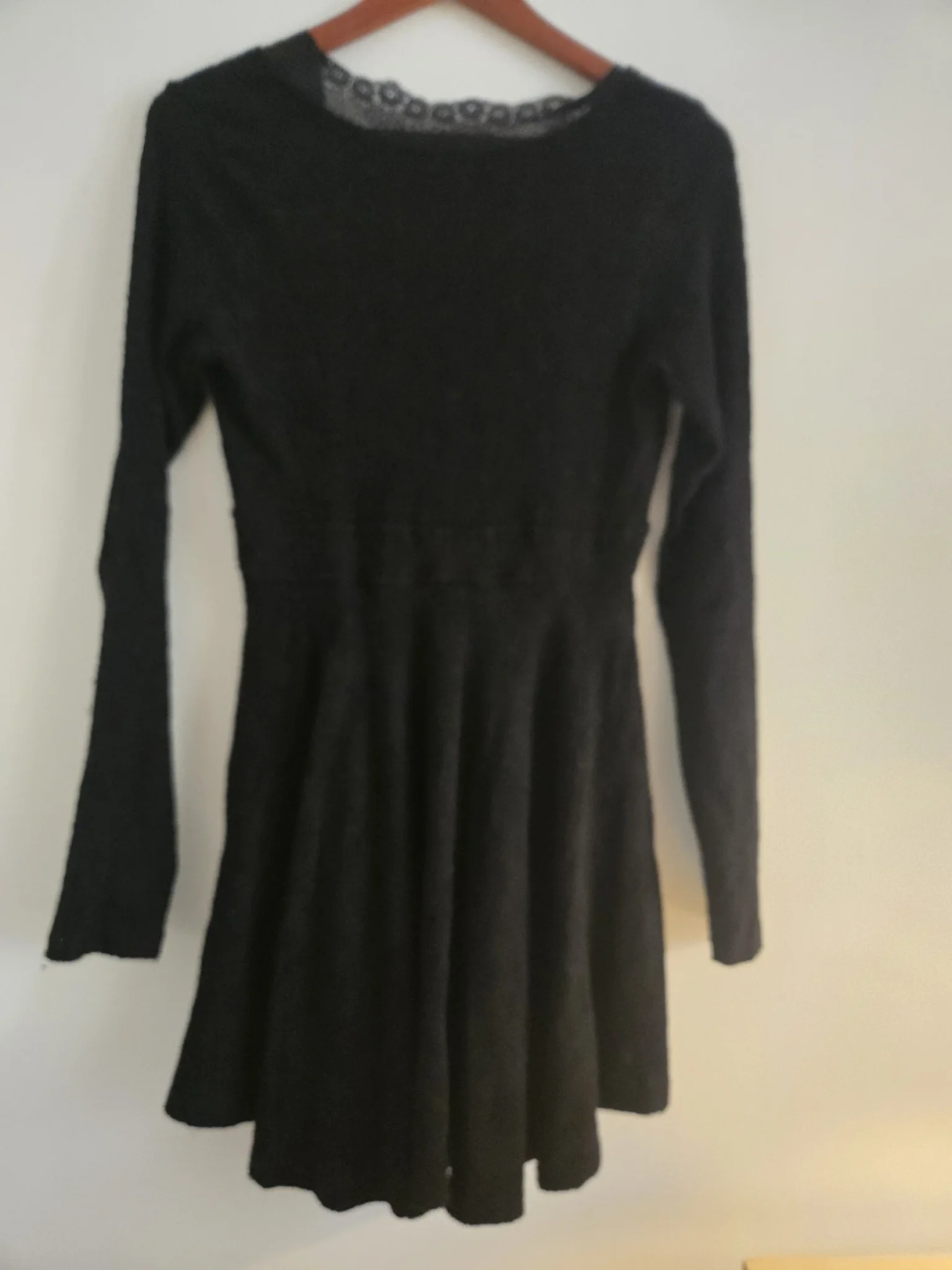 Image for NWT Free people black lace dress