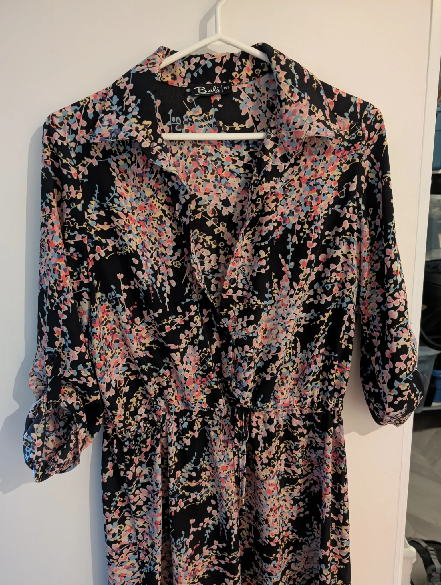 Image for Robe fluide à imprimé floral (marque Bali)