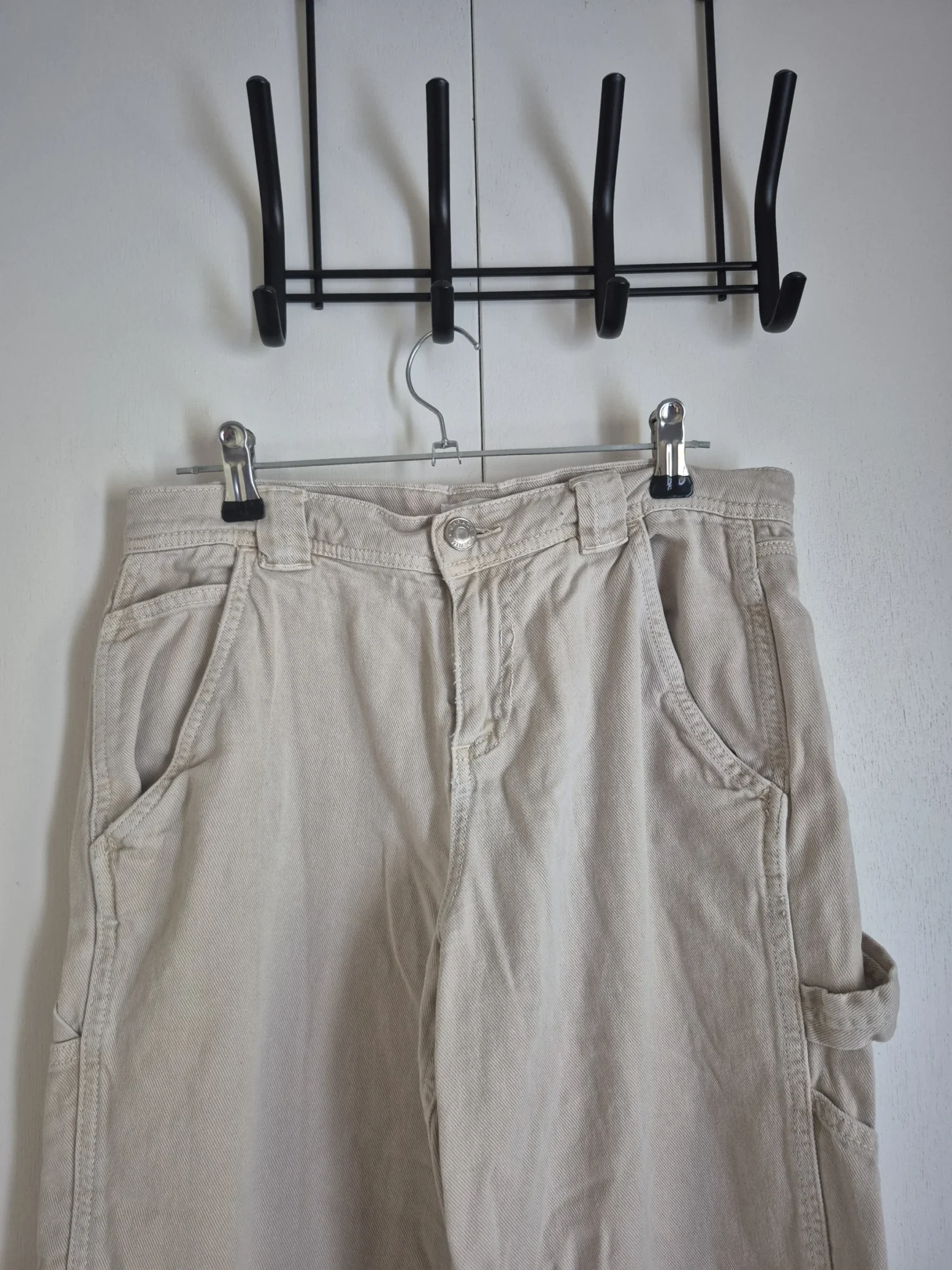 Image for Pantalon beige cargo Garage grandeur 0