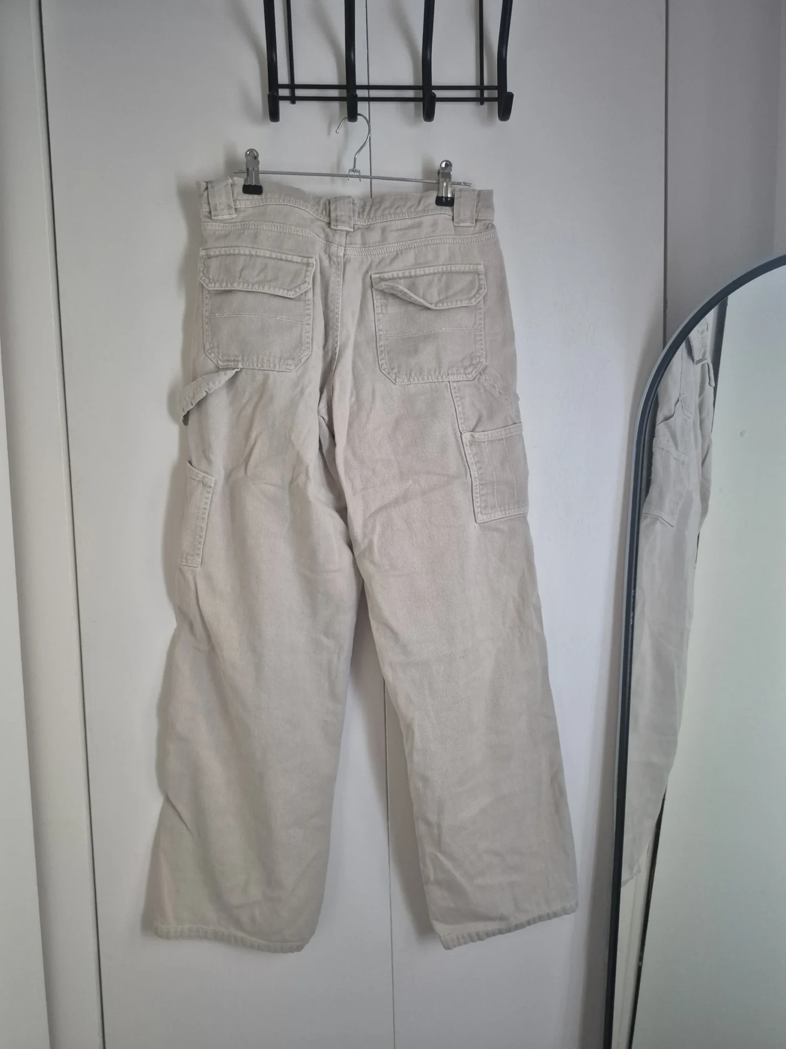 Image for Pantalon beige cargo Garage grandeur 0