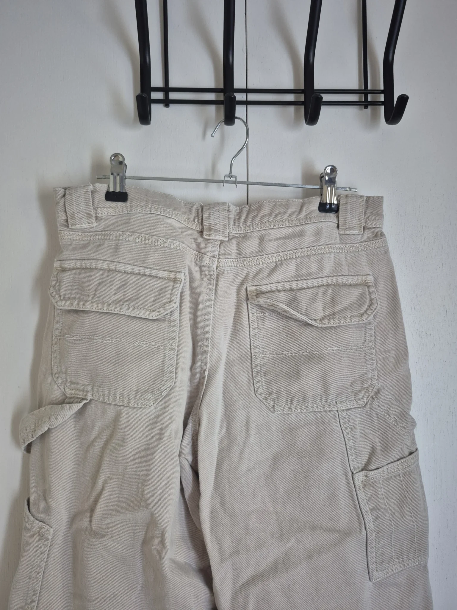 Image for Pantalon beige cargo Garage grandeur 0