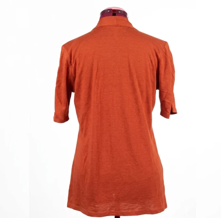 Image for FIRST EXIT - Cardigan Ouvert Orange Brûlé - Taille M