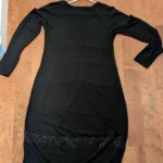 Thumbnail for Robe pull noire à manches longues