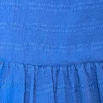 Thumbnail for Robe courte bleu roi texturée