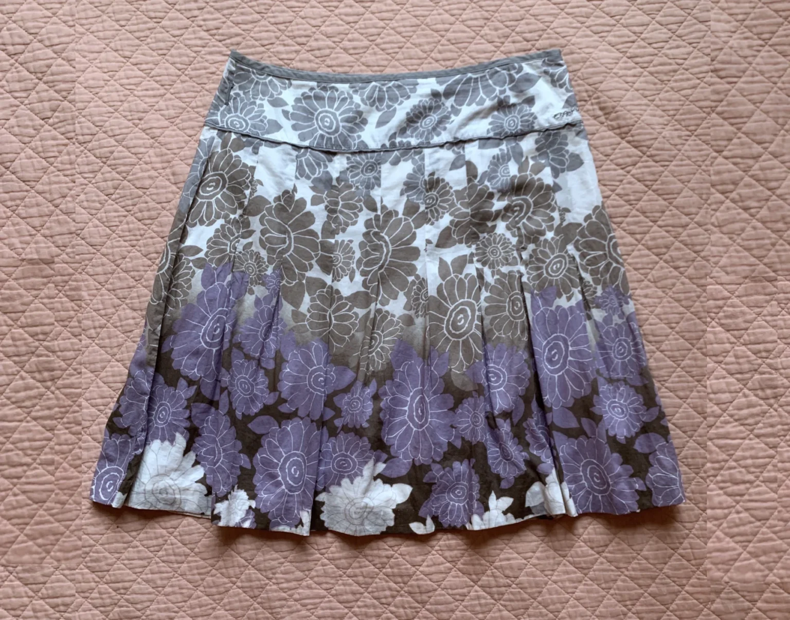 Image for ESPRIT - Jupe à Motif Floral lavande – Taille 12 US / 16 UK