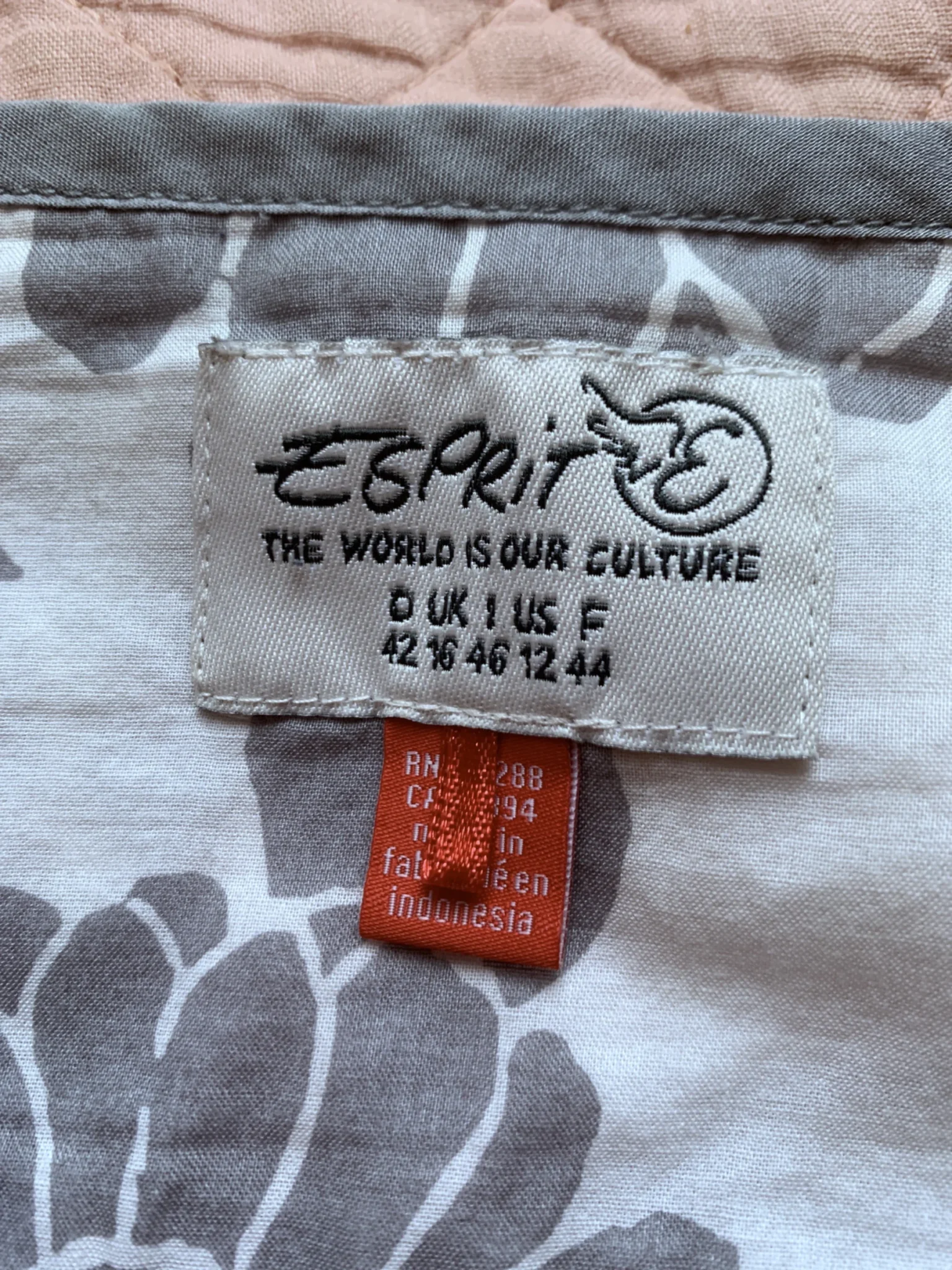 Image for ESPRIT - Jupe à Motif Floral lavande – Taille 12 US / 16 UK