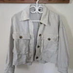 Featured thumbnail for Veste en jeans oversized Zara S