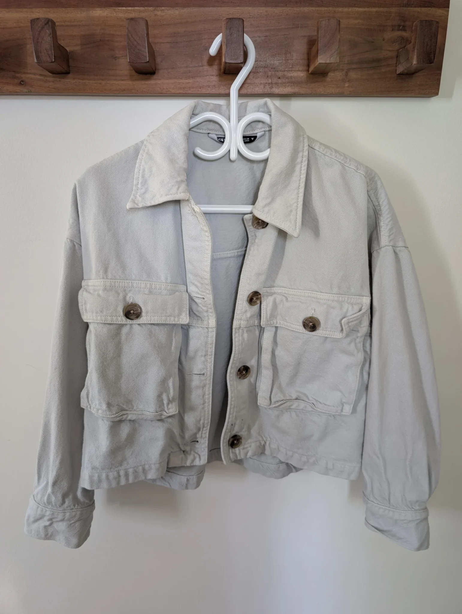 Featured image for Veste en jeans oversized Zara S
