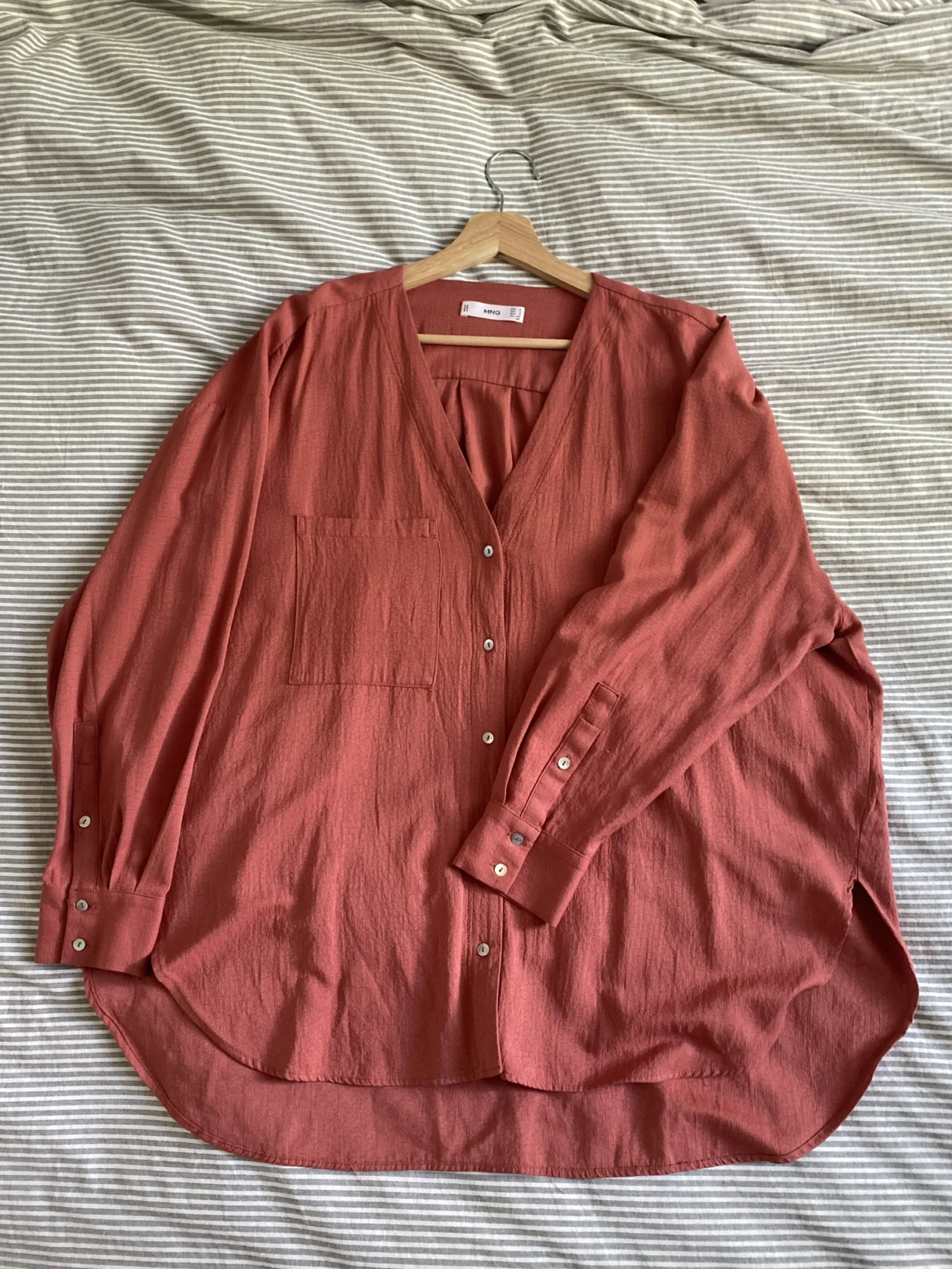 Image for Chemise ocre oversized