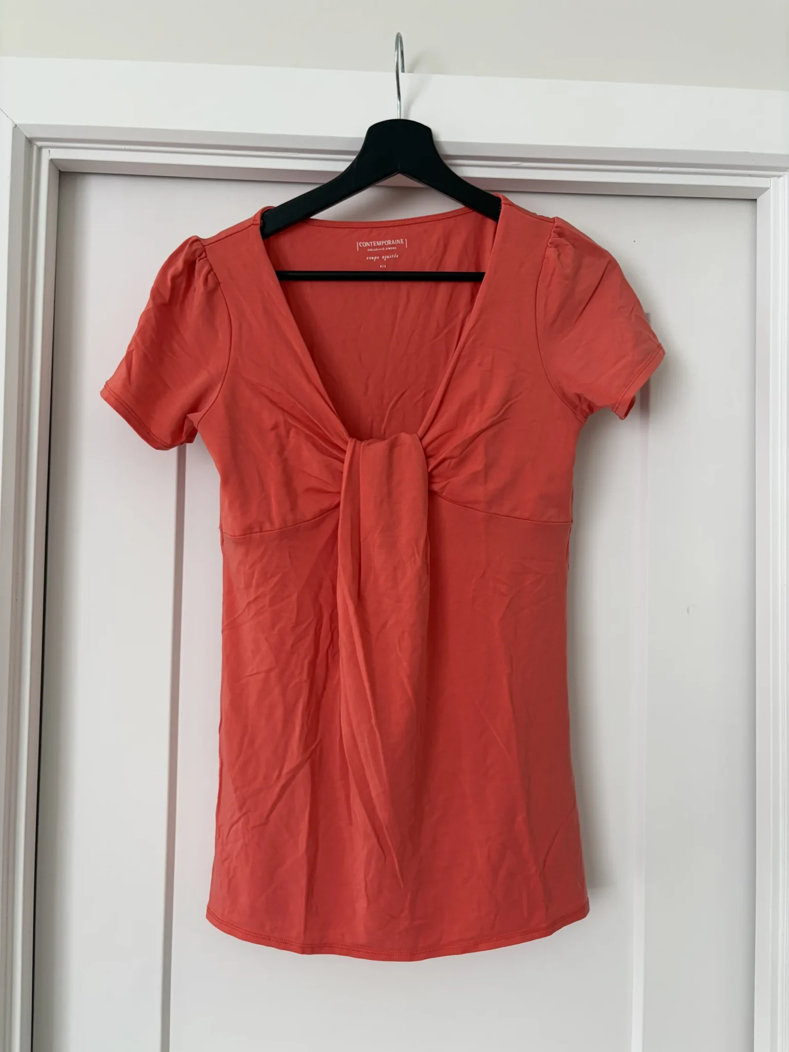 Featured image for Coral tencel top