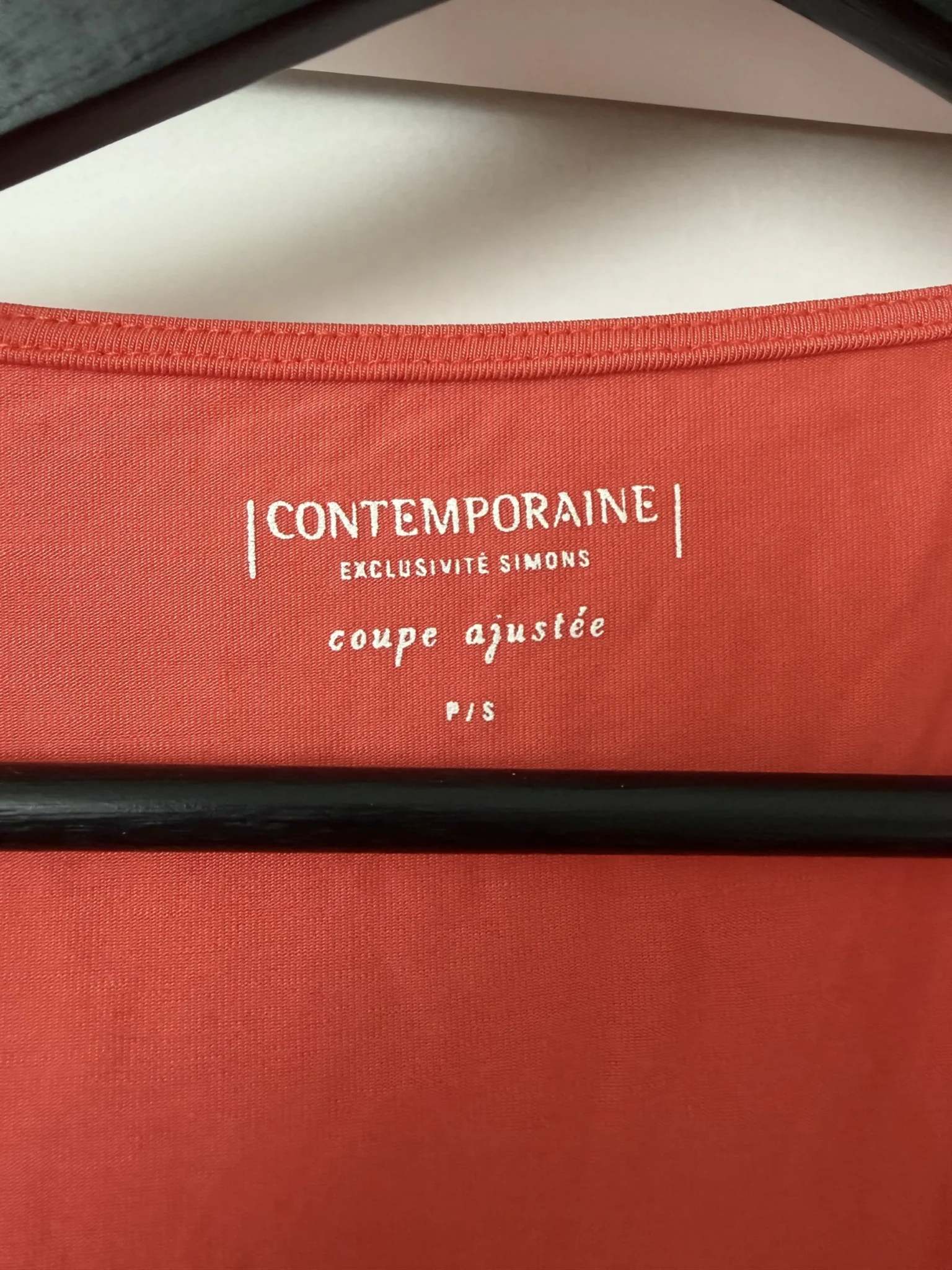Image for Coral tencel top