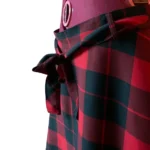Thumbnail for ICÔNE – Jupe Midi à Carreaux Rouges – Taille XL