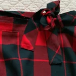 Thumbnail for ICÔNE – Jupe Midi à Carreaux Rouges – Taille XL