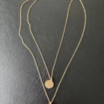 Thumbnail for Collier double médaillon Amber Sceats