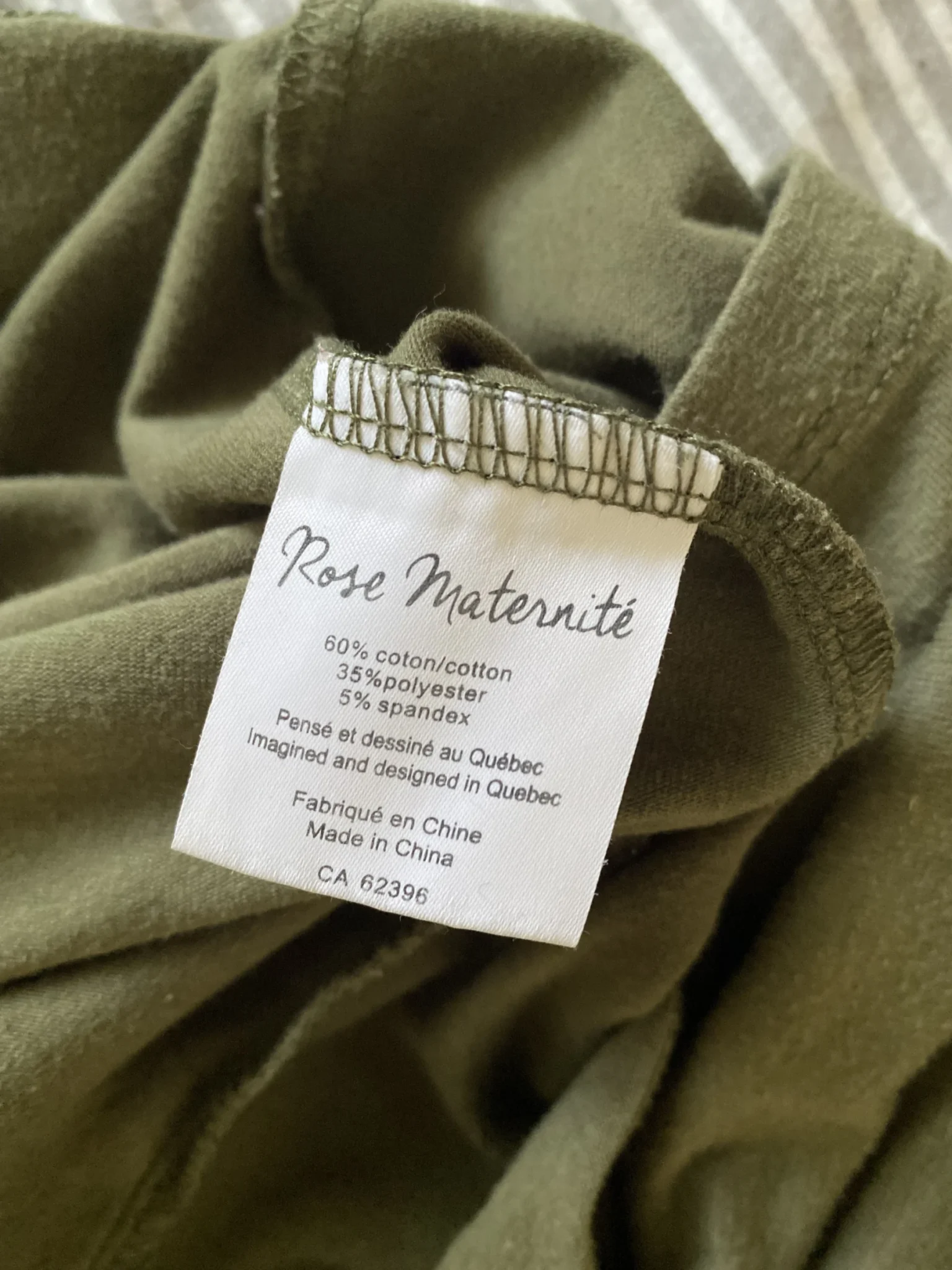 Image for Robe de maternité et allaitement verte